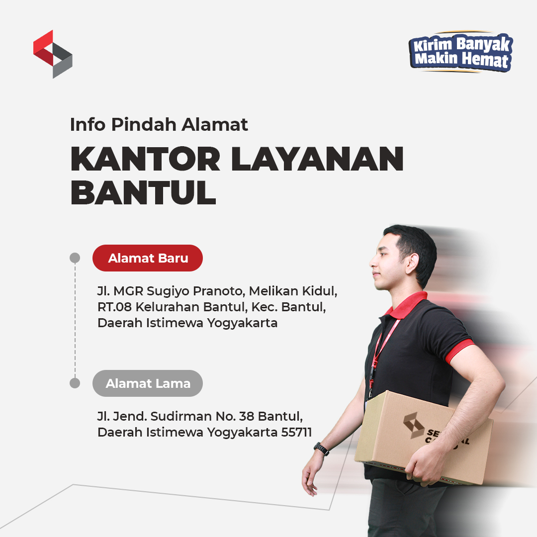 [ANNOUNCEMENT] Sentral Cargo Bantul Drop Point Address Relocation