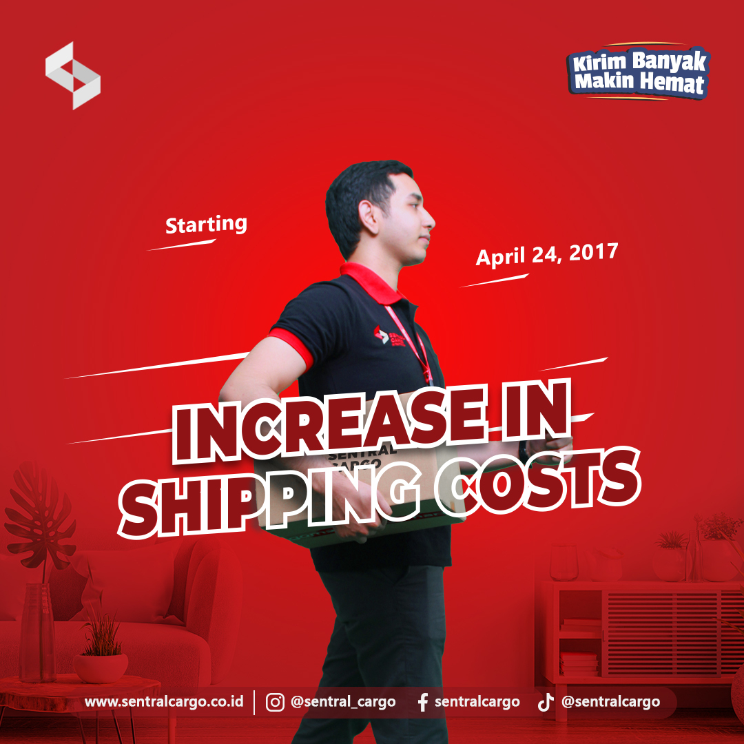 Shipping Rate Increase as of 24 April 2017