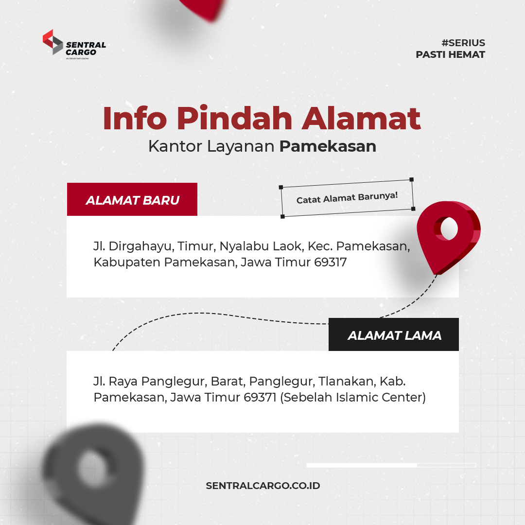 [ANNOUNCEMENT] Sentral Cargo Pamekasan Drop Point Address Relocation