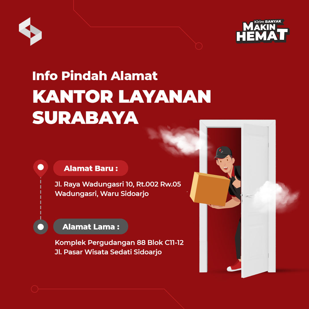 [ANNOUNCEMENT] Sentral Cargo Surabaya Pusat Drop Point Address Relocation