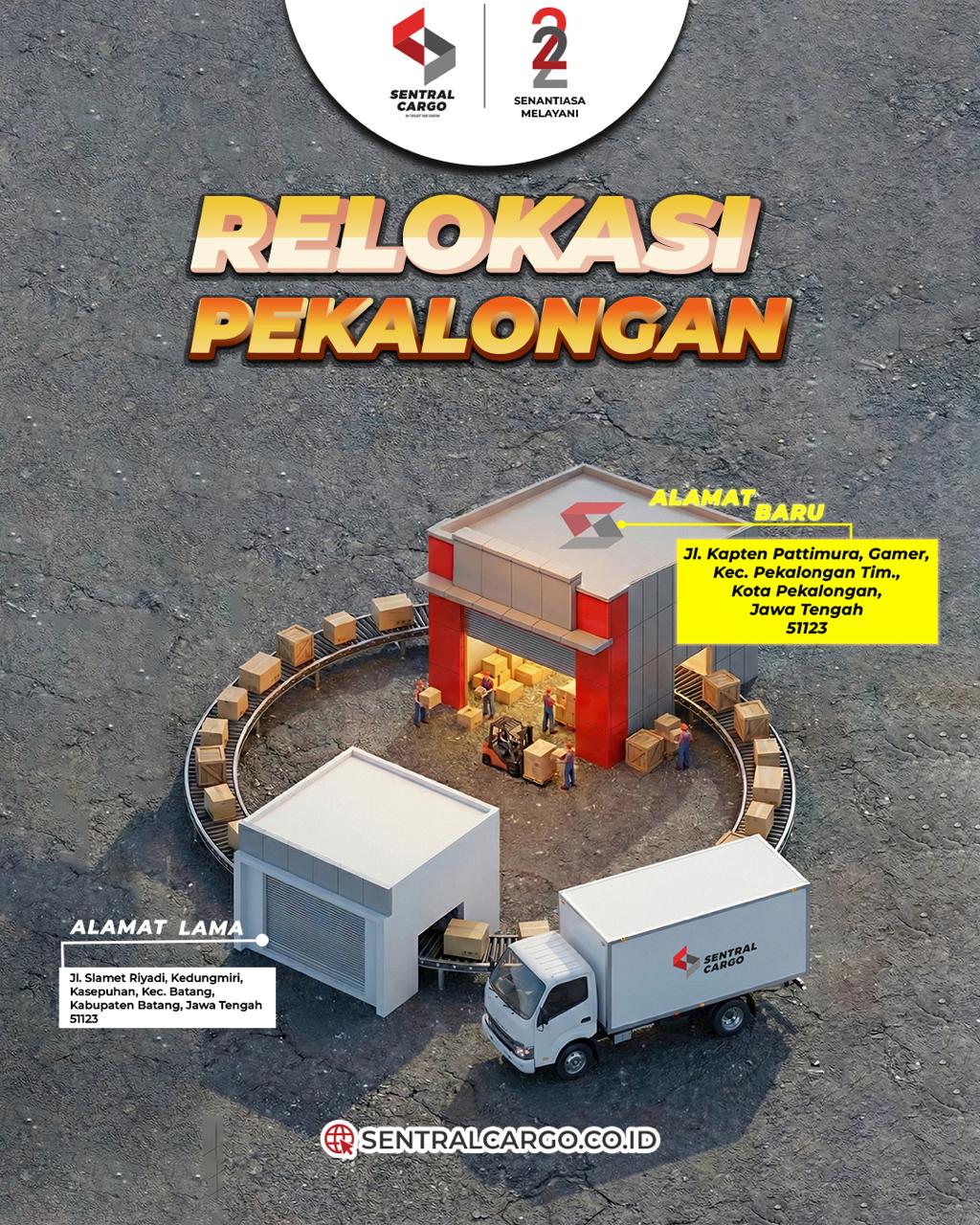 [ANNOUNCEMENT] Sentral Cargo Pekalongan Drop Point Address Relocation
