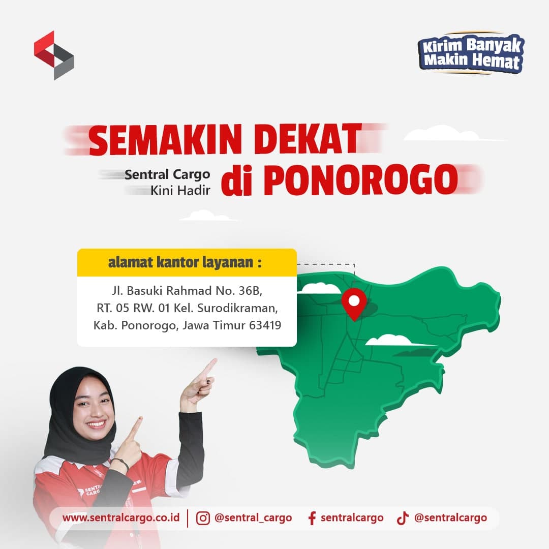 Sentral Cargo Kini Hadir di Ponorogo Jawa Timur Siap Mendukung Pertumbuhan Bisnis
