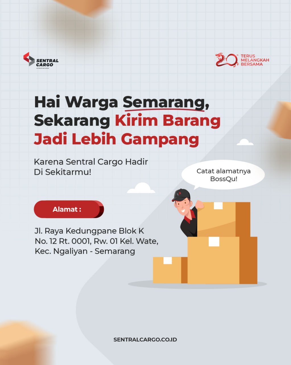 Mempermudah Pengiriman  Barang di Semarang : Sentral Cargo Gudang Baru Telah Dibuka!
