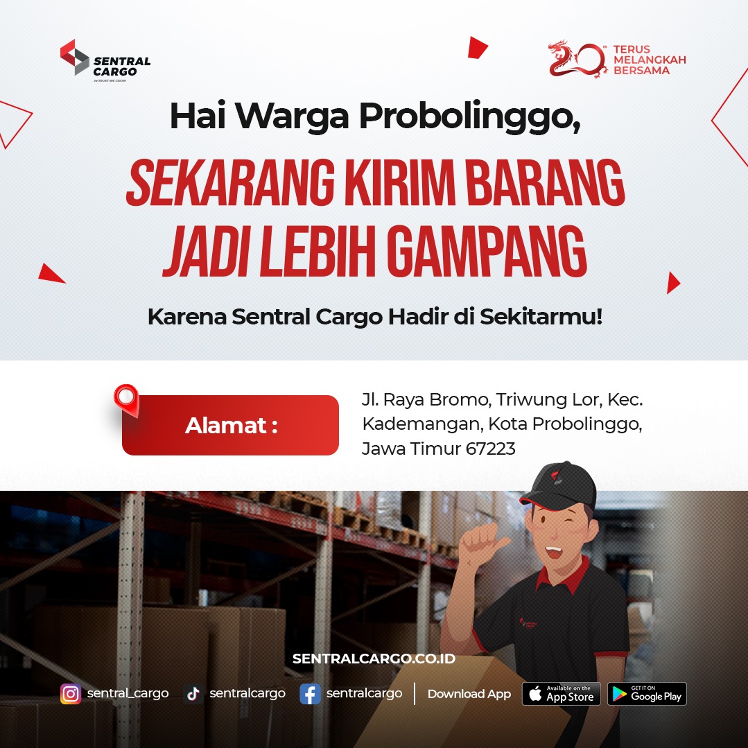 Sentral Cargo Hadir di Probolinggo, Solusi Pengiriman Barang Anda Lebih Cepat dan Aman!