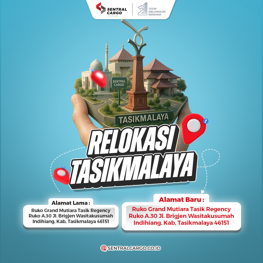 [ANNOUNCEMENT] Relocation of Tasikmalaya Sentral Cargo Drop Point Address