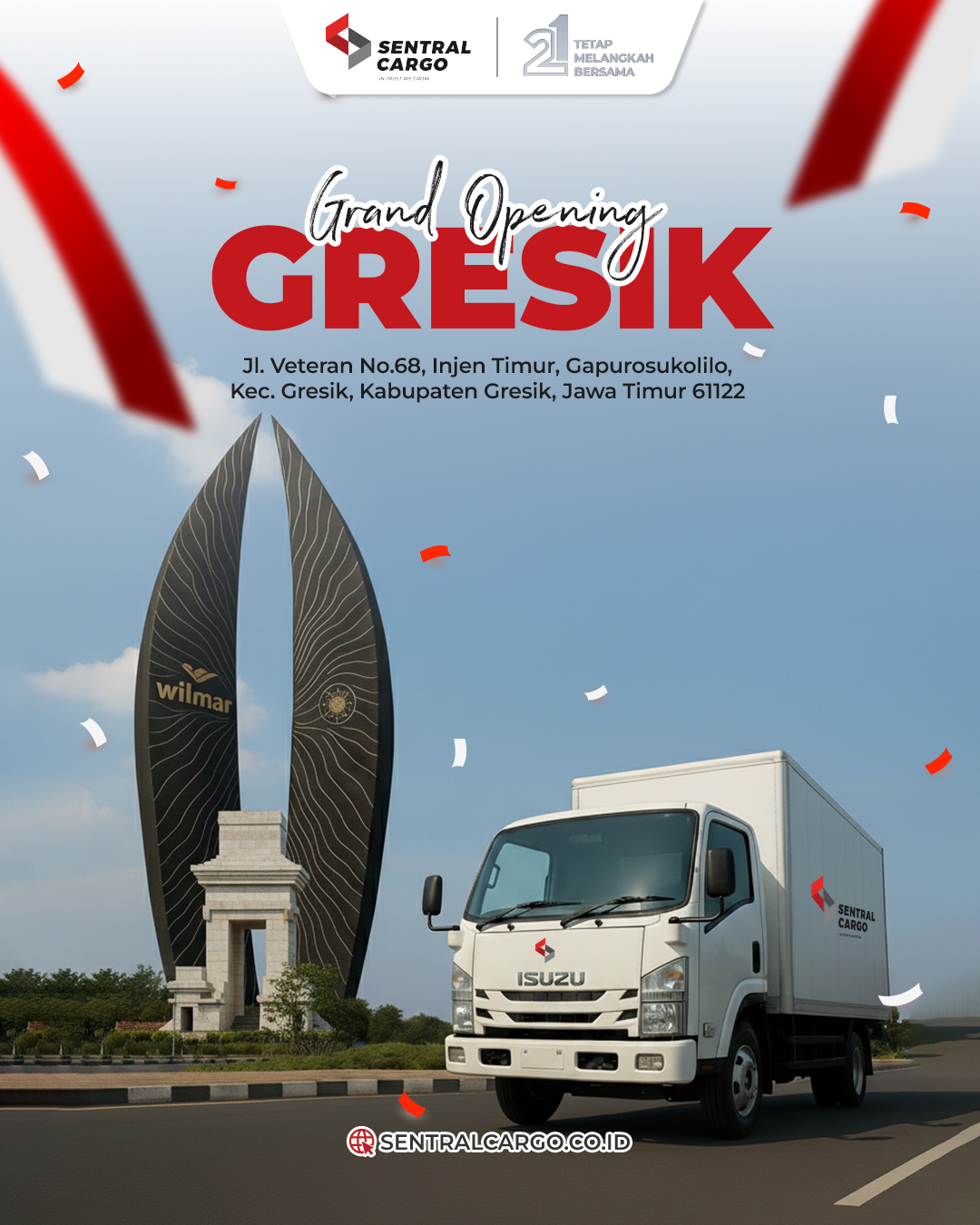 Grand Opening of Sentral Cargo Drop Point in Gresik — Fast, Safe, and Affordable Shipping Solution for the People of East Java